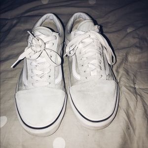 emerald gray “old skool” style vans